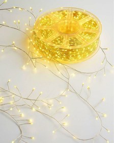 Resim BeySüS Yılbaşı Ağacı 30 Metre Dallı LED Tel Işık Gün Işığı Kumandalı Fonksiyonlu Peri Led 