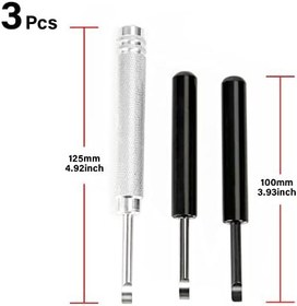 Resim Saat Arka Kapak Açıcı Aracı, Kılıf Sökücü Aracı, Saatin Arka Kapağını Çıkarmak İçin (3 Adet) 