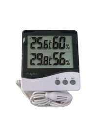 Resim Tt Technic Th060h Termometre İç Dış Sıcaklık Nem Hava Durumu Ölçe N11.662 