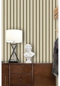 Resim Zümrüt Exclusive Lambri Desenli Duvar Kağıdı 7640 