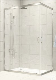 Resim Durul Duşakabin 70X70 Cm Parlak Profil Şeffaf 5Mm H:190 Şeffaf 