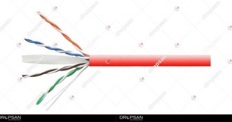 Resim NETLİNK CAT6 UTP 23AWG, LSZH KABLO 500M, Kırmızı 