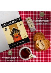 Resim Mahmood Tea İthal Saf Seylan Bardak Poşet Çay 100'lü 