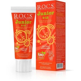 Resim Rocs Junior Diş Macunu Gökkuşağı 6-12 Yaş 60 ml 