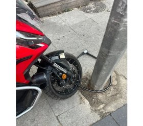 Resim Motosiklet Kilidi 25MM Güçlendirilmiş Halat Kilit 2 Metre 