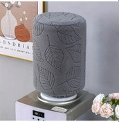 Resim Globalbloom Koyu Gri Desenli Yüksek Esnek Su Sebili Kılıfı - Toz Geçirmez Banyo Mutfak Kapağı 