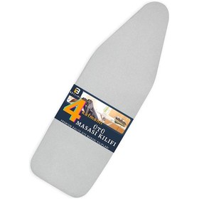 Resim 4 Katmanlı Ütü Masası Kılıfı,Ütü Masası Örtüsü,Bezi 50x150 cm Gri 