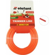 Resim Tırpan Misinası Motorlu Tırpan Yuvarlak Misina 2,4mm X 15 Metre 