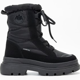 Resim Effetre Kadın Deri & Tekstil Siyah Kar Botu VLM1853 - 39 