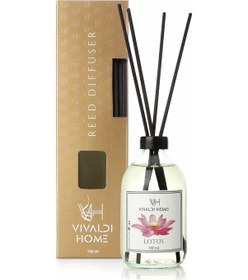 Resim Vivaldi Home Lotus Çiçeği Çubuklu Oda Kokusu Esansiyel Uçucu Yağ 100 ML 