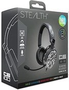 Resim Stealth C6-100 Gaming Headset Urban Grey Digital Camo, çoklu platform XBox One, Seri S/X, PS4/5, cep telefonu ve tablet ile uyumlu, güçlü 40 mm hoparlör, 3,5 mm jak fişi 