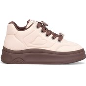 Resim Guja 25K421 Kadın Hakiki Deri Klasik Sneaker Kahverengi 