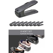 Resim Mithra Life 8 Adet Ayarlanabilir Ayakkabı Rampası Düzenleyici Dolap İçi Organizer MIT1227 