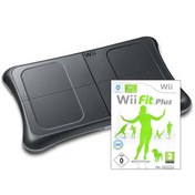 Resim Nintendo Wii Balance Board ve Wii Fit Plus Oyun Nintendo Wii Aksesuar Balans Tahtası Seti Siyah 