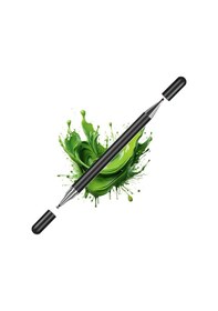Resim Honor Pad X7 8.7 İle Uyumlu Çift Uçlu Hassas Dokunmatik Stylus Kalem Gecikmesiz Çoklu Uyum Siyah 