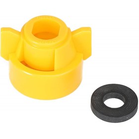 Resim AGCO Hızlı Bağlantı TeeJet Kapak, Sarı Oval - Massey Ferguson / Fendt / Valtra | ACP0484600 
