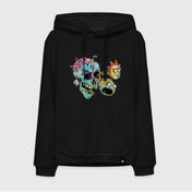 Resim GALASHOP Canavarlar Rick Ve Morty Siyah Hoodie Kapüşonlu Model 25 