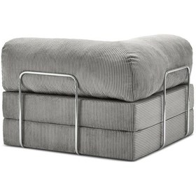 Resim Legom Koltuk Berjer Uzanma Koltuğu Tek Kişilik Kanepe Yatak Gri 