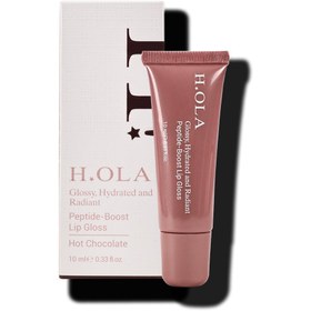 Resim HOLA Lip Gloss | Dudak Parlatıcısı | Kalıcı, Yüksek Pigmentli | Peptide-boost | Hot Chocolate 