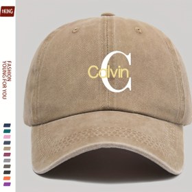 Resim 1 Adet Calvin Baskılı Kamyon Şoförü Baba Beyzbol Şapkası - Şehir Tipi Unisex Ayarlanabilir Şapka | Kaykaycılar ve Çiftler İçin, Nefes Alabilen Kavisli Kenarlı Günlük Kullanım, Plaj Gezileri, Yürüyüş & Partiler için | Yetişkinler İçin Mükemmel Hediye (Doğum Günleri, Tatiller, Aile Eğlencesi) 