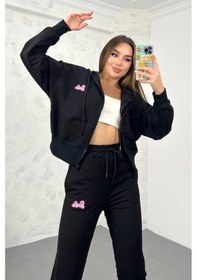 Resim Koza Butik Kadın Barbie Baskılı Eşofman Takımı 3861-24 001 