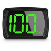 Resim Heads-Up Display Dijital Hız Göstergesi GPS KM/H Hız Göstergesi Araba Kamyonları için Tak ve Çalıştır Geniş Ekran Yüksek Çözünürlüklü Ekran 