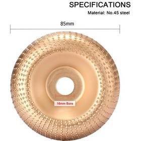 Resim Springsun Açılı Taşlama İçin Karbon Çelik & Ahşap Taşlama/zımparalama/oyma Aşındırıcı Disk 