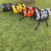 Resim 48L PVC Dış Mekan Su Geçirmez Seyahat Çantası, Motosiklet Kuru Çantası Su Geçirmez Motosiklet Duffel Çantası Motosiklet Sırt Çantası, Yürüyüş, Yüzme, Fitness, Kamp, Bisiklet ve Diğer Dış Mekan Aktiviteleri İçin Uygun 