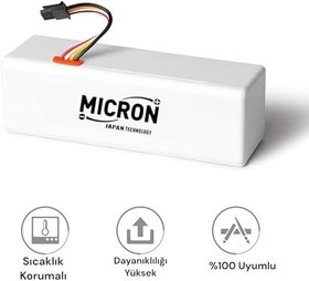 Resim Micron Mi Vacuum Mop 1c 2in1 Akıllı Robot Süpürge Bataryası 14.4v 2600mah Pil 14.4 Volt 2600 Mah Kutulu 
