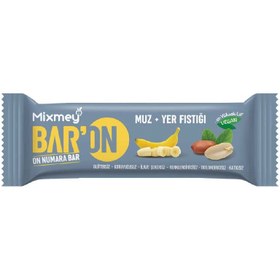 Resim Mixmey Yer Fıstıklı ve Muzlu Meyve Bar 35 G 