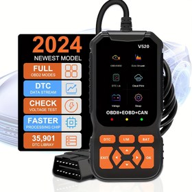 Resim OBD2 Tarayıcı Teşhis Aracı, Kodları Okuma ve Temizleme Desteği, Mod 6 & 8 Algılama Desteği, Yazdırma Fonksiyonu, USB Güçlü, Pil Gerektirmez, Tek Tıklamayla I/M, 1996 Sonrası Arabalar İçin Uygun DIY Tutkunları 