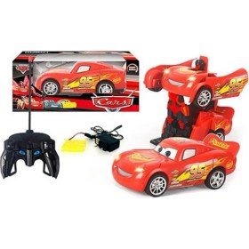 Resim E-kids Robota Dönüşen Şimşek Mcqueen Uzaktan Kumandalı Şarjlı Araba 