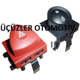 Resim .Dörtlü Düğmesi Megane2 Dörtlü Flaşör 8200407415 