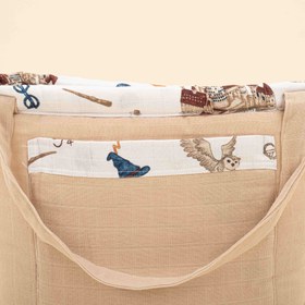 Resim Bebek Bakım Çantası - Kumsal Beji Muslin - Harry 