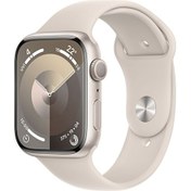 Resim Apple Watch Series 9 GPS 45 MM Alüminyum Kasa Spor Kordon M/L Akıllı Saat (Apple Türkiye Garantili) 