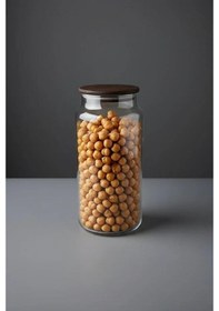 Resim Nero Zone Cam Saklama Kabı Kavanoz 1300ml Şeffaf 