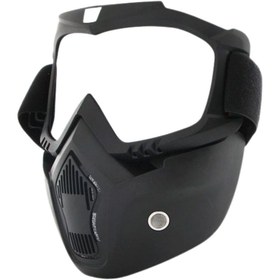 Resim Prosev Motosiklet Kask Maskesi ve Gözlüğü MKM Gümüş 