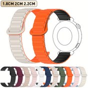 Resim Huawei GT5/GT4/5Pro/gt3 Akıllı Saat Silikon Kayışı - Manyetik I-Şekilli Toka, Dayanıklı, Rahat Uyum, Erkek ve Kadınlar için Çoklu Renk Seçenekleri, Giyilebilir Teknoloji Ekipmanı|Manyetik Toka Kayışı|Silikon Bileklik 