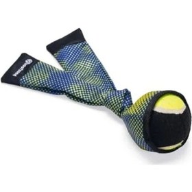 Resim Mavi/sarı Kumaş Fırlatma Ve Yüzen Tenis Topu, 29 Cm 