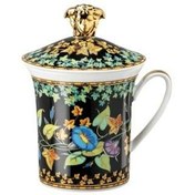 Resim Versace 30. Yıl Kapaklı Kahve Kupa Gold Ivy 