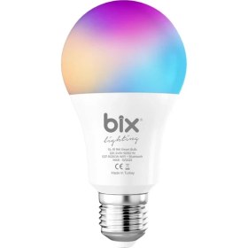 Resim Sl-01 Aura Çok Renkli 9W Rgb Wifi-Bluetooth Uzaktan Kontrollü Akıllı Ampul 