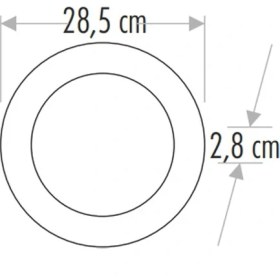 Resim Cata Ct 5273 Sıva Üstü LED Panel 