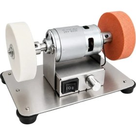 Resim Zibox Powermaster AJ001 Mini Masaüstü Taşlama ve Bileme Makinesi - 24V 8000 Rpm Hız Ayarlı 