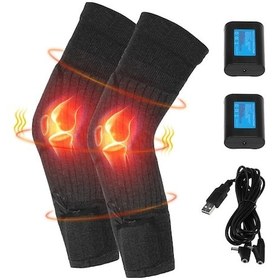 Resim Isıtmalı Diz Desteği Taşınabilir Şarj Edilebilir Diz Isıtma Pedi Diz Ağrısı Giderici Çok Renkli Çok Renkli 