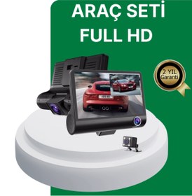 Resim shopwave Gece Görüşü Destekli, 1080P Full HD Çözünürlüklü Araç İçi Kamera 