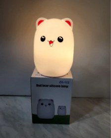 Resim Cosmos E-ticaret Sevimli Ayıcık Tasarımlı Gece Lambası Çok Renkli 