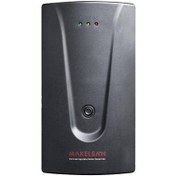 Resim MAKELSAN MU02000L11EA005 2000VA Line-İnteractive 2 Adet 12V 9AH Akü 4/10 Dk UPS Siyah Lion Modeli 