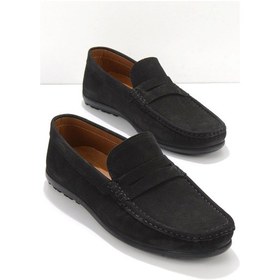 Resim Bambi Siyah Leather Erkek Loafer Ayakkabı E01733200801 Siyah 
