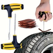 Resim 1 Araç Lastik Tamir Aracı Seti, Acil Durum Araçları, Yama ve Sızdırmazlık İçeren - Kullanımı Kolay, Hızlı Çözüm, Kutu Dahil Değil 