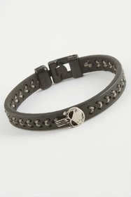 Resim Eco Lounge Kuru Kafa Kaliteli Suni Deri Bileklik 